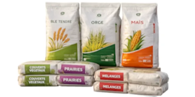 Sacs de semences Agrinnov : blé tendre, orge, maïs, couverts végétaux